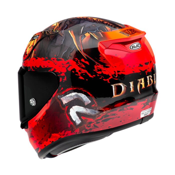 KASK HJC RPHA12 DIABLO BLIZZARD RED - obrazek 3