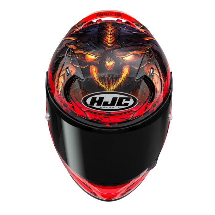 KASK HJC RPHA12 DIABLO BLIZZARD RED - obrazek 5