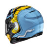 KASK HJC F71 MONKEY DJ BLUE/ORANGE - obrazek 3