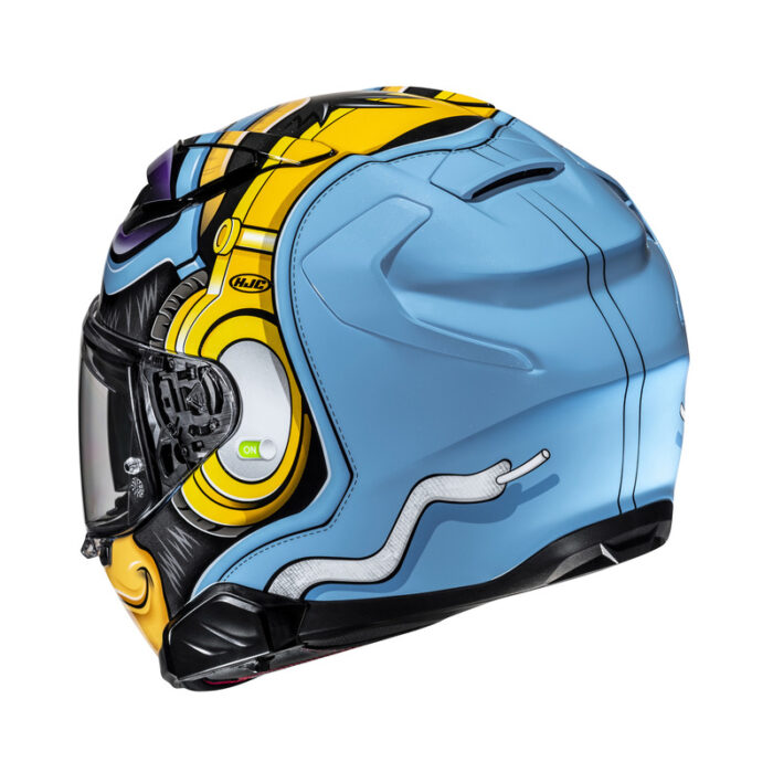 KASK HJC F71 MONKEY DJ BLUE/ORANGE - obrazek 3