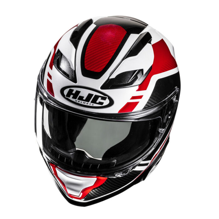 KASK HJC F71 TOZZ WHITE/RED - obrazek 2
