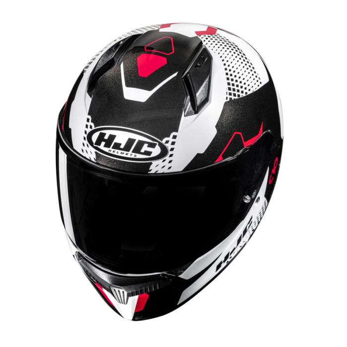 KASK HJC C10 ASPA WHITE/BLACK - obrazek 2