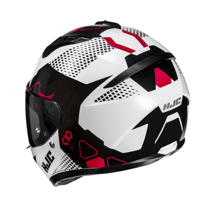 KASK HJC C10 ASPA WHITE/BLACK - obrazek 3