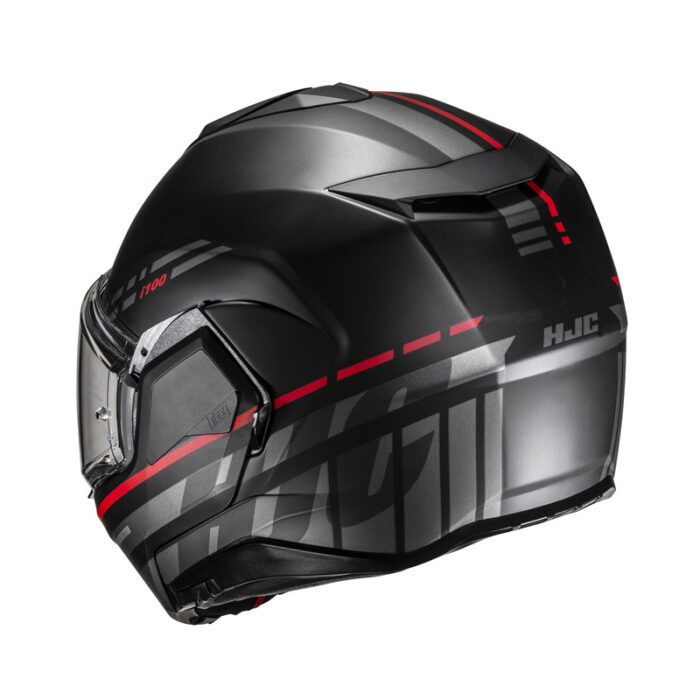 KASK HJC I100 SYSMA BLACK/RED - obrazek 2