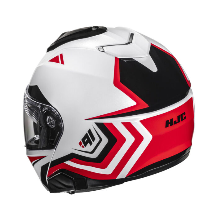 KASK HJC I91 TRICUS WHITE/RED - obrazek 3
