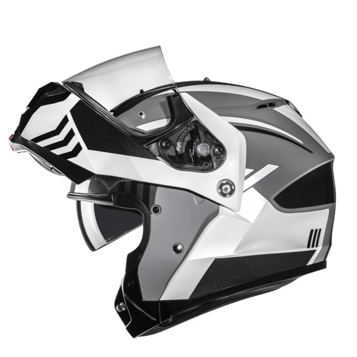 KASK HJC C91N KAON BLACK/WHITE - obrazek 5