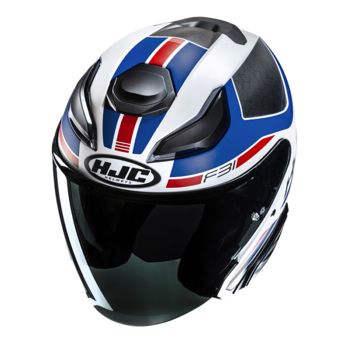 KASK HJC F31 CERON BLACK/WHITE - obrazek 2
