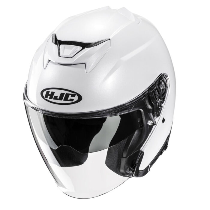KASK HJC I31 SOLID PEARL WHITE - obrazek 2