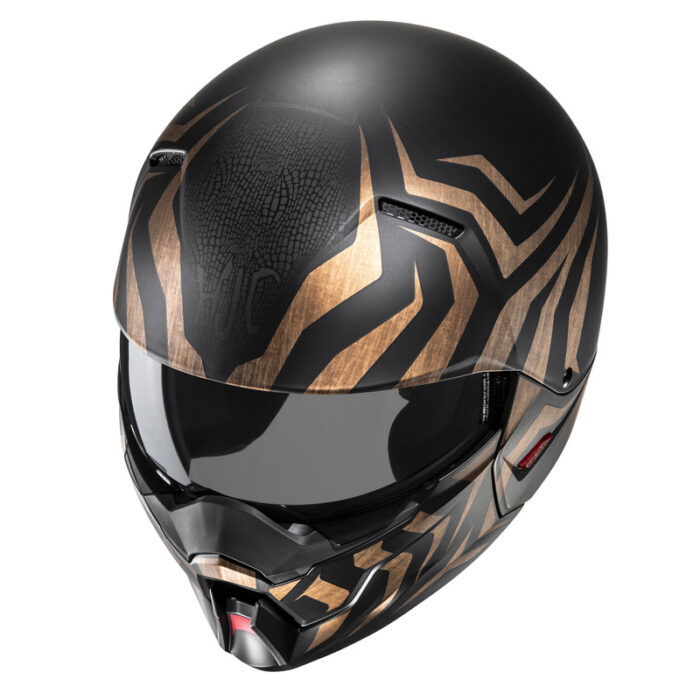 KASK HJC I20 THORN BLACK/GOLD - obrazek 3