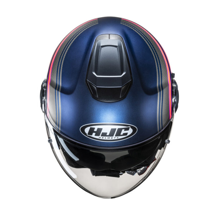 KASK HJC I40N LINIA BLUE/PINK - obrazek 4
