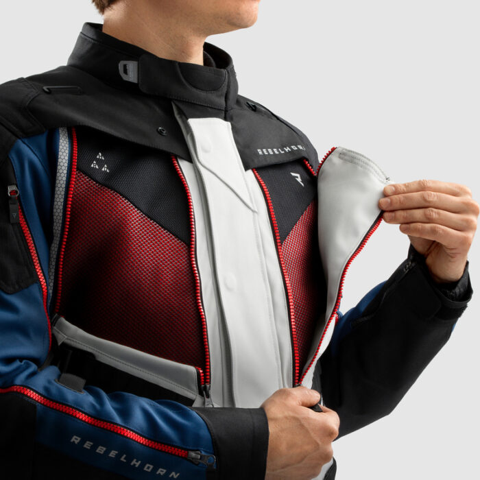 Rebelhorn Kurtka HARDY 3.0 Blue/Grey/Red - obrazek 5