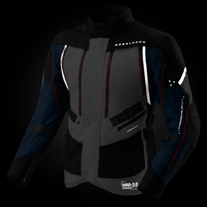 Rebelhorn Kurtka HARDY 3.0 Blue/Grey/Red - obrazek 10