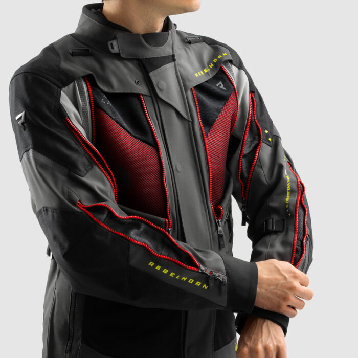 Rebelhorn Kurtka HARDY 3.0 Anthracite/Gey/Yellow - obrazek 7