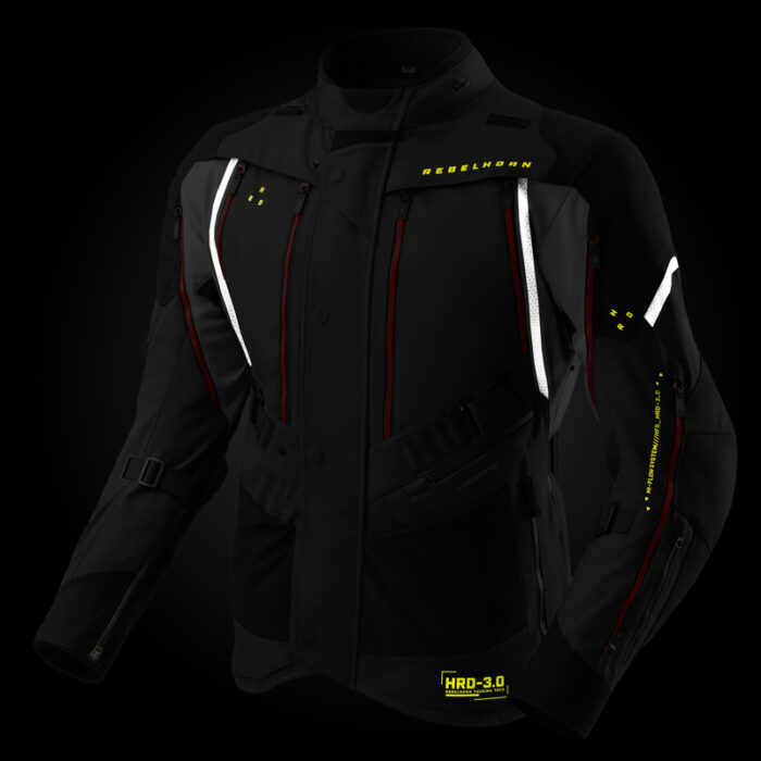 Rebelhorn Kurtka HARDY 3.0 Anthracite/Gey/Yellow - obrazek 9
