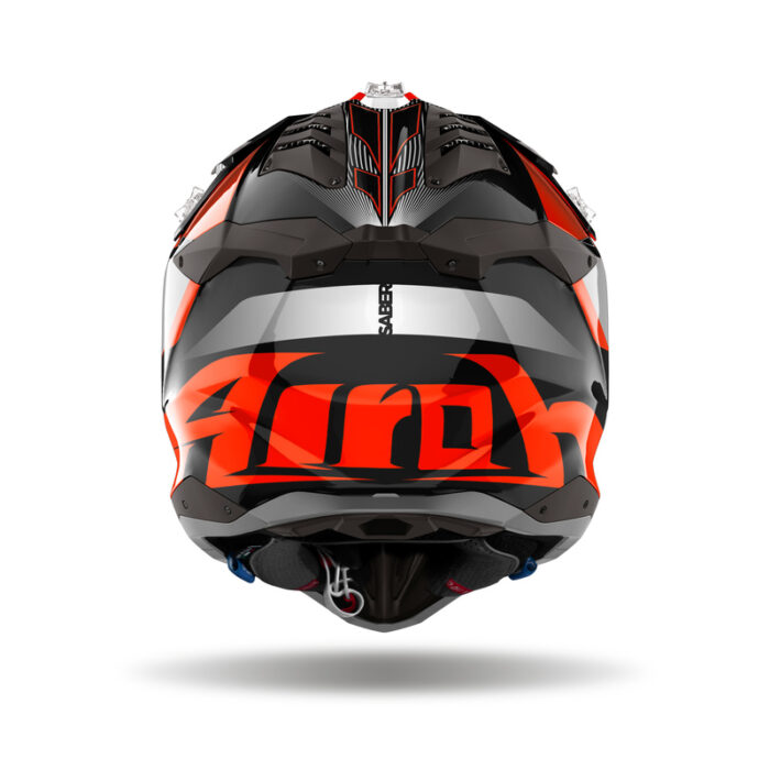 KASK AIROH AVIATOR 3 SABER ORANGE GLOSS - obrazek 3