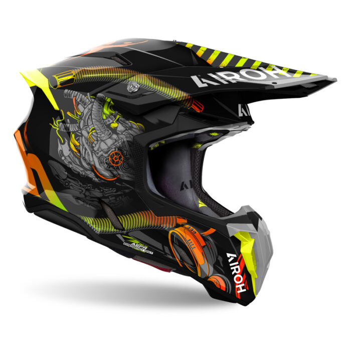 KASK AIROH TWIST 3 TOXIC GLOSS - obrazek 2