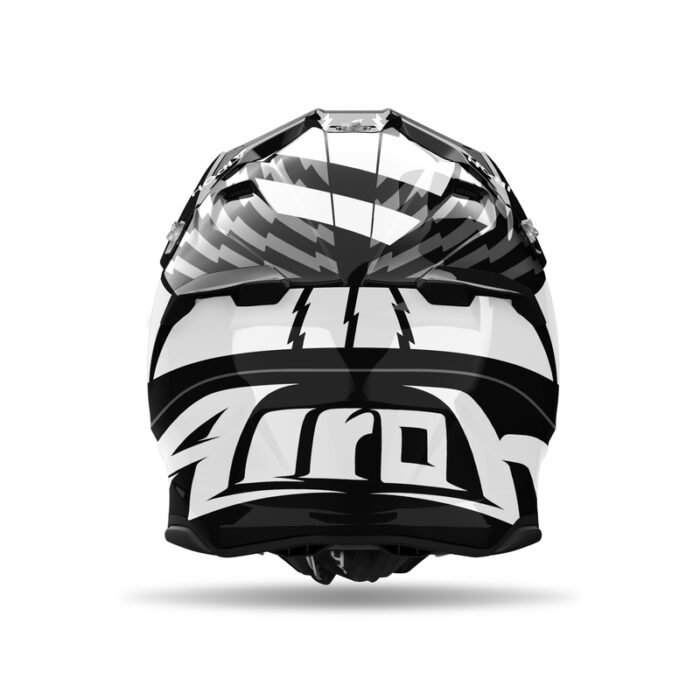 KASK AIROH TWIST 3 THUNDER BLACK/WHITE GLOSS - obrazek 3