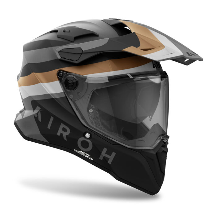 KASK AIROH COMMANDER 2 DOOM GOLD MATT - obrazek 2