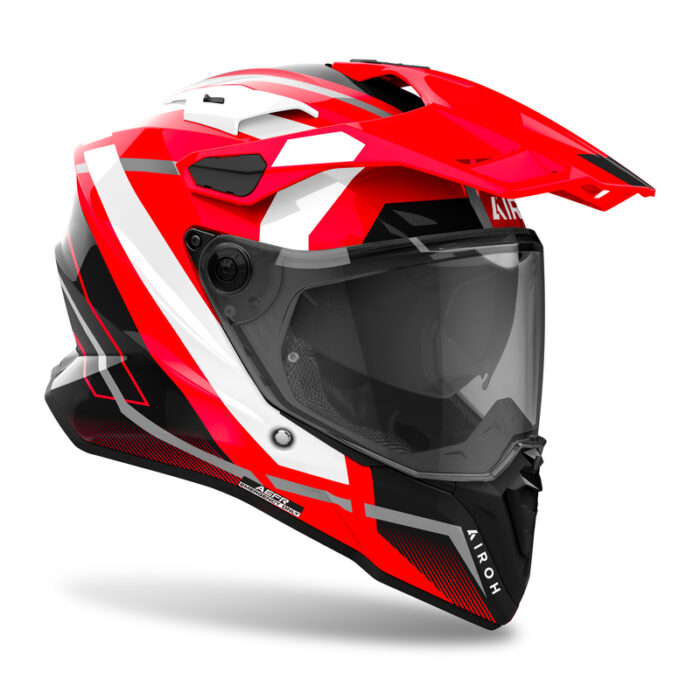 KASK AIROH COMMANDER 2 MAVICK RED GLOSS - obrazek 2