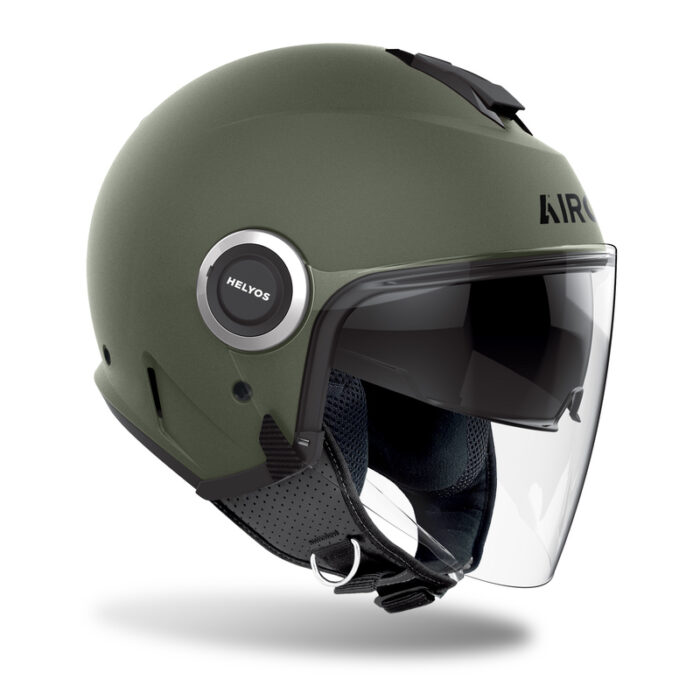 KASK AIROH HELYOS COLOR MILITARY GREEN MATT - obrazek 2