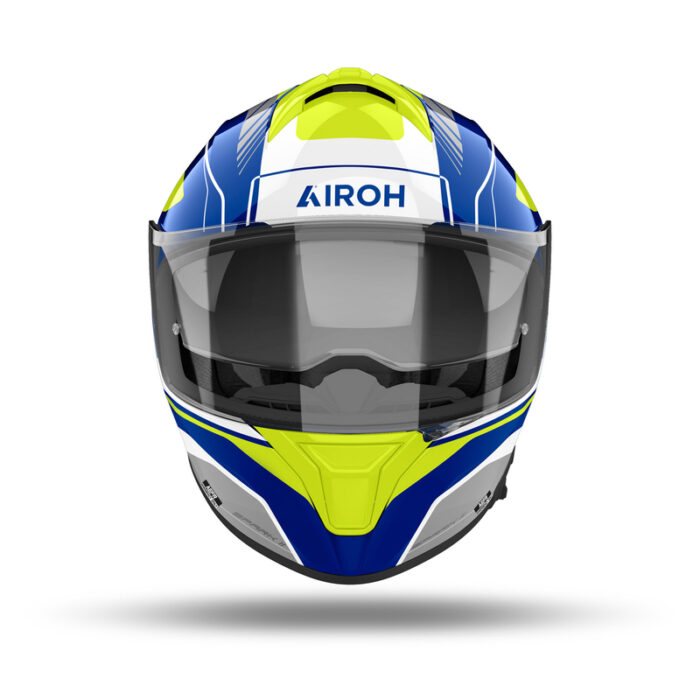 KASK AIROH SPARK 2 CHRONO BLUE/YELLOW GLOSS - obrazek 2