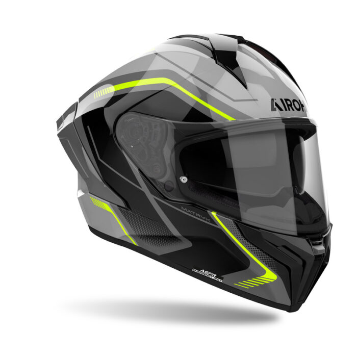 KASK AIROH MATRYX WIDE YELLOW GLOSS - obrazek 2