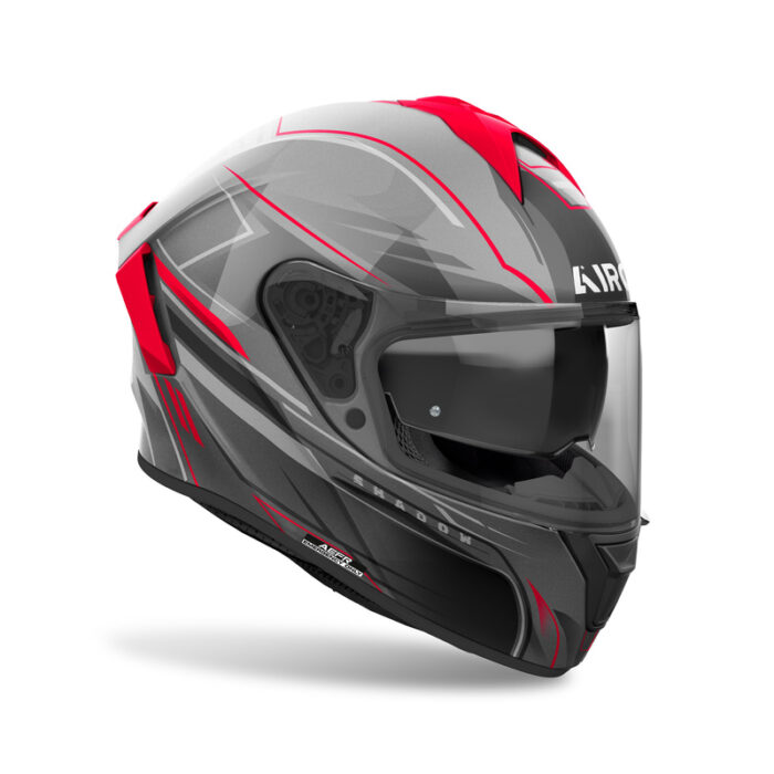 KASK AIROH SPARK 2 SHADOW RED GLOSS - obrazek 2