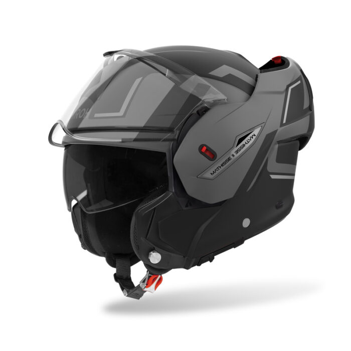 KASK AIROH MATHISSE II GENIUS GREY MATT - obrazek 3