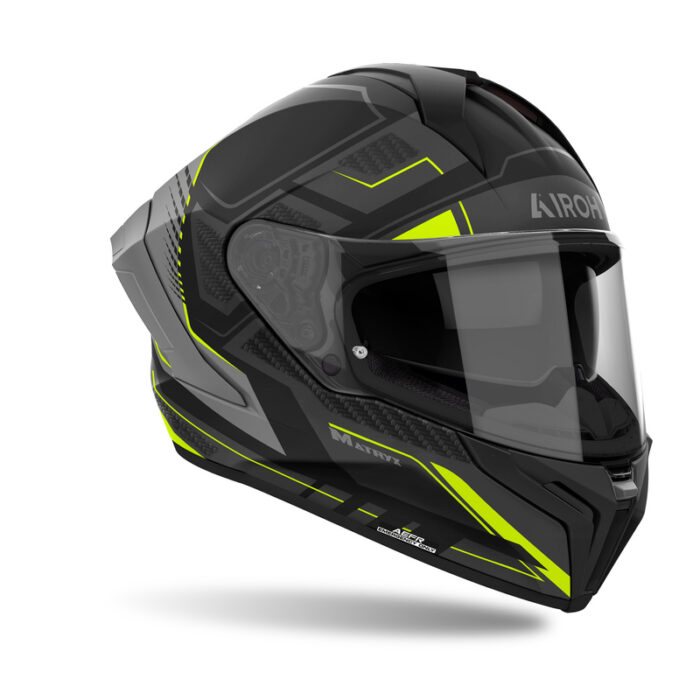 KASK AIROH MATRYX ROCKET YELLOW MATT - obrazek 2