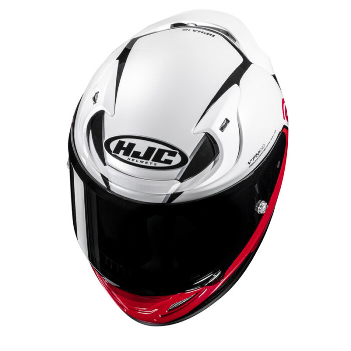 KASK HJC RPHA12 KOS RED/WHITE - obrazek 2