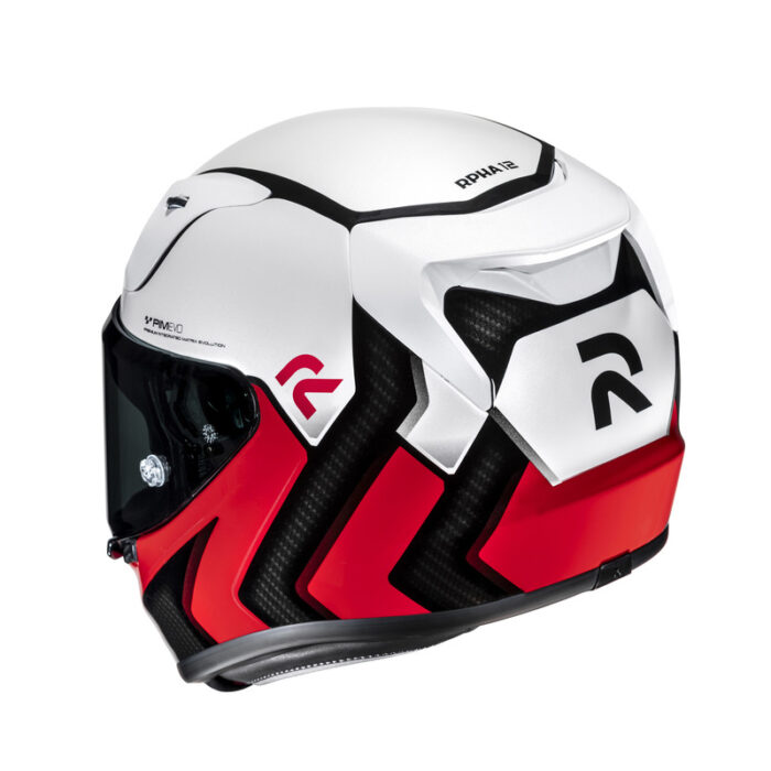 KASK HJC RPHA12 KOS RED/WHITE - obrazek 3
