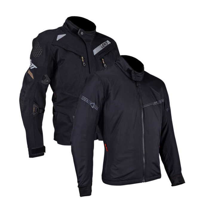 LEATT Kurtka ADV DRITOUR 7.5 STEALTH Black/Grey - obrazek 2