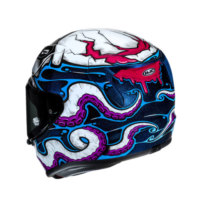 KASK HJC RPHA12 KRAKEN WHITE/BLUE - obrazek 3