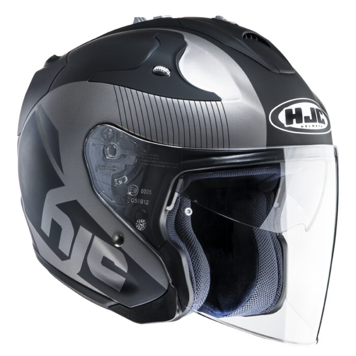 KASK HJC FG-JET ACADIA BLACK/GREY - obrazek 2