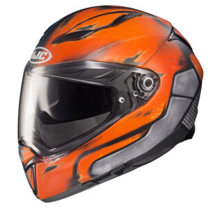 KASK HJC F70 DEATHSTROKE DC COMICS BLUE/ORANGE