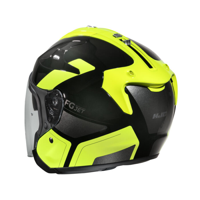 KASK HJC FG-JET EPEN BLACK/YELLOW - obrazek 3