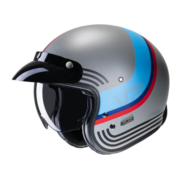 KASK HJC V31 BYRON GREY/BLUE - obrazek 6