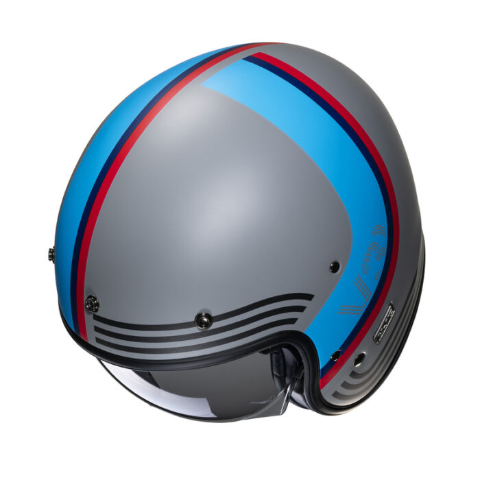 KASK HJC V31 BYRON GREY/BLUE - obrazek 3