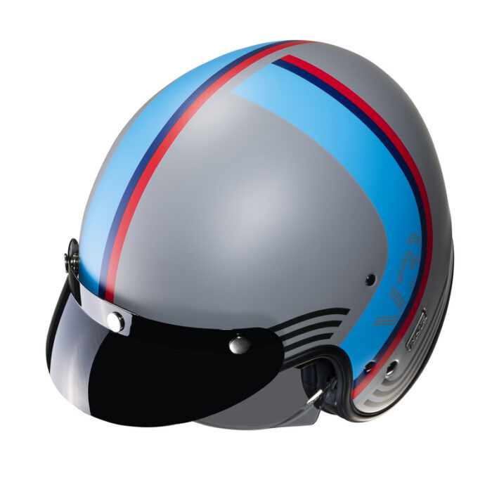 KASK HJC V31 BYRON GREY/BLUE - obrazek 2