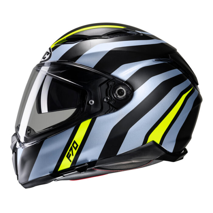 KASK HJC F70 GALLA BLUE/YELLOW - obrazek 2