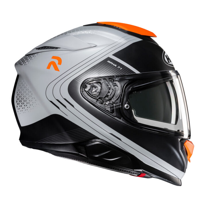 KASK HJC RPHA71 FREPE BLACK/SILVER - obrazek 5