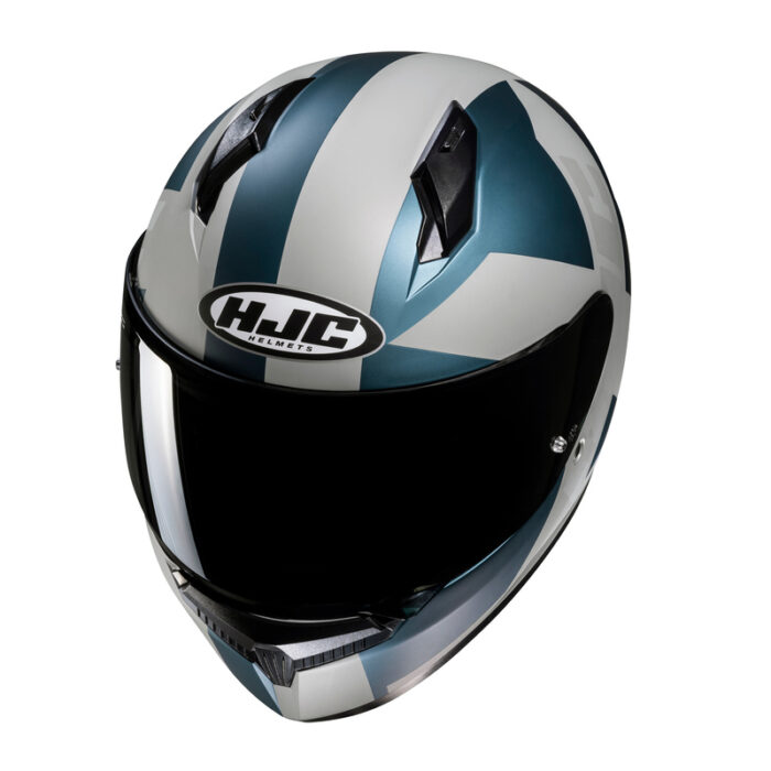 KASK HJC C10 TEZ BLUE/SILVER - obrazek 2