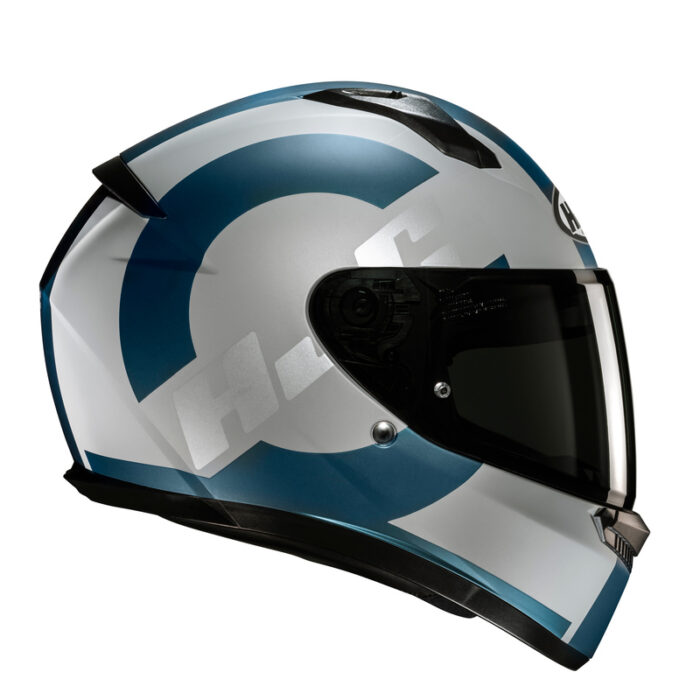 KASK HJC C10 TEZ BLUE/SILVER - obrazek 4