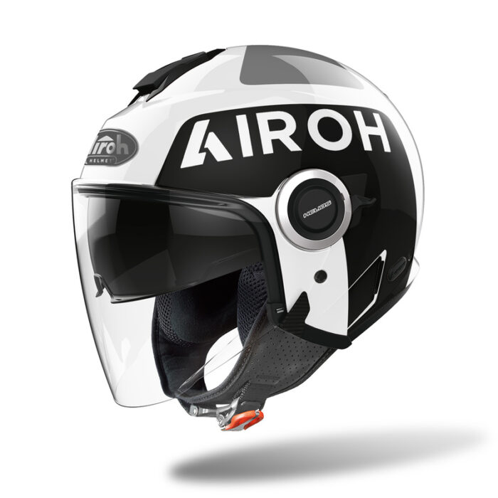 KASK MOTOCYKLOWY AIROH HELIOS UP WHITE GLOSS