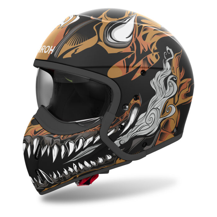 KASK MOTOCYKLOWY AIROH J110 ONI GLOSS