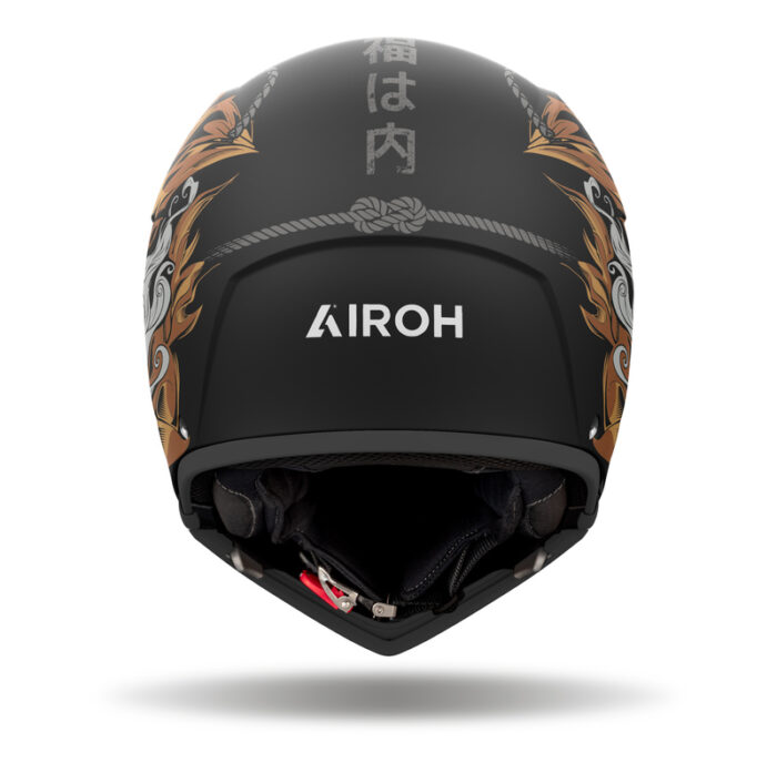 KASK MOTOCYKLOWY AIROH J110 ONI GLOSS - obrazek 3