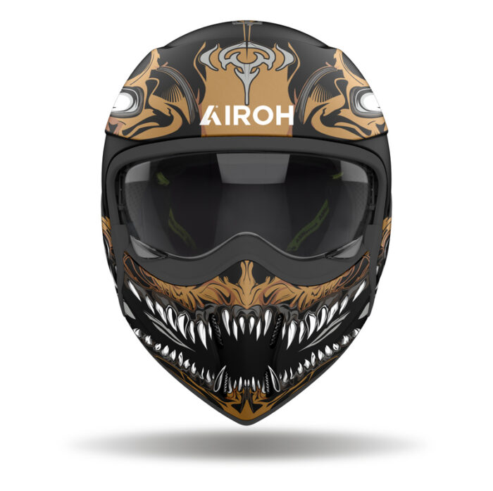 KASK MOTOCYKLOWY AIROH J110 ONI GLOSS - obrazek 4