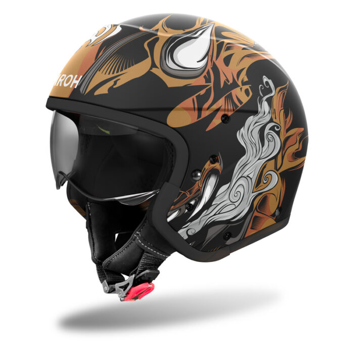 KASK MOTOCYKLOWY AIROH J110 ONI GLOSS - obrazek 5