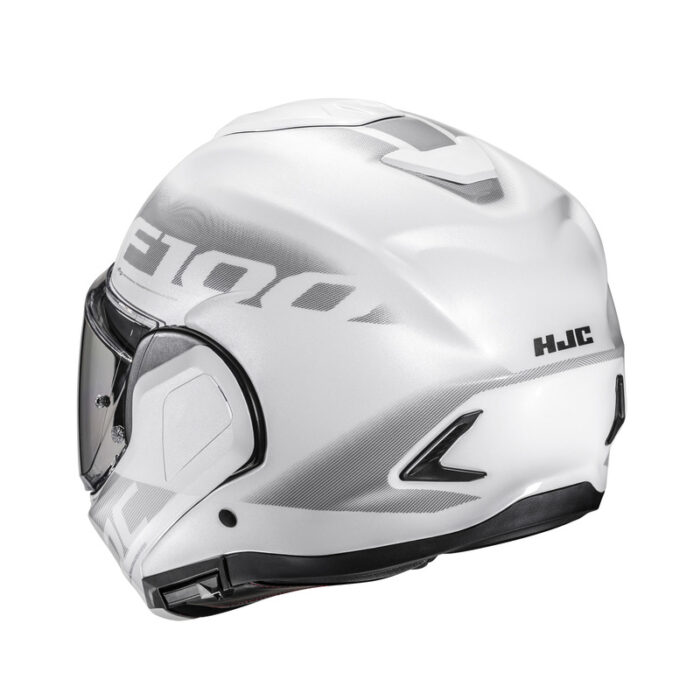 KASK MOTOCYKLOWY HJC F100 HETAL WHITE - obrazek 3