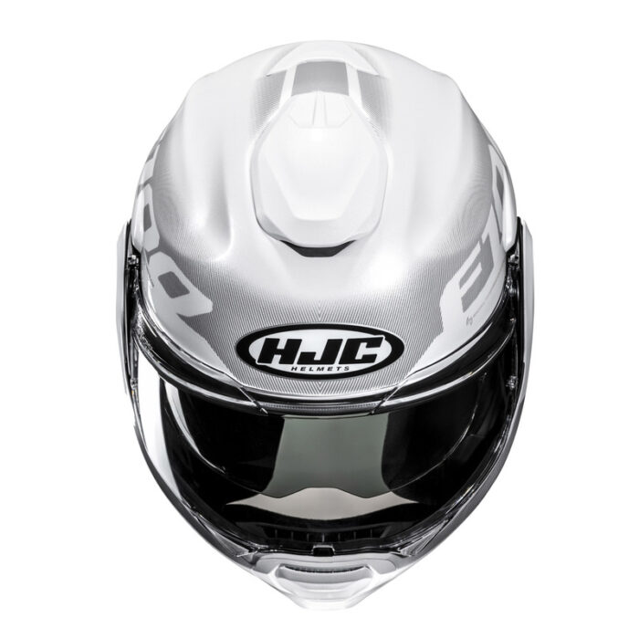 KASK MOTOCYKLOWY HJC F100 HETAL WHITE - obrazek 4